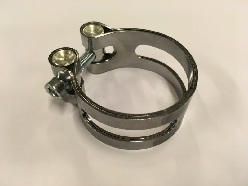 52mm Spændebånd udstødning Chrome lettet