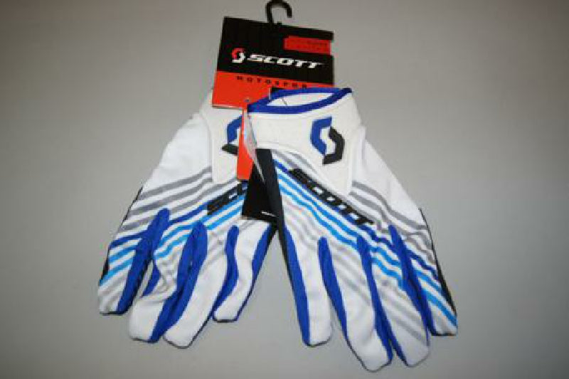 Scott Glove 250 Series 11 White/Blue S