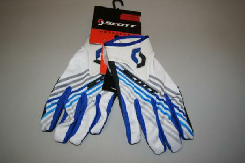 Scott Glove 250 Series 11 White/Blue M
