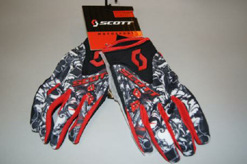 Scott Glove 250 Gambler 11 Black/White L