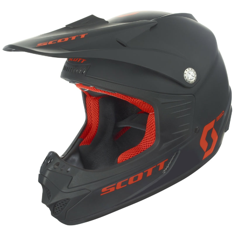 Scott kask dziecięcy 350 Black/Orange Medium