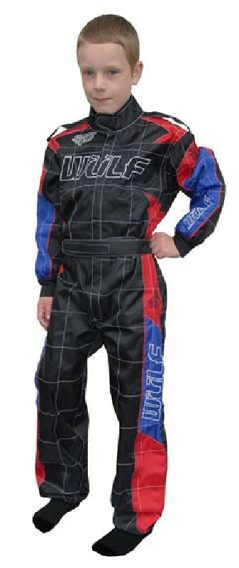 Wulf Cub GP Anzug, rot, Large, 9-10 Jahre