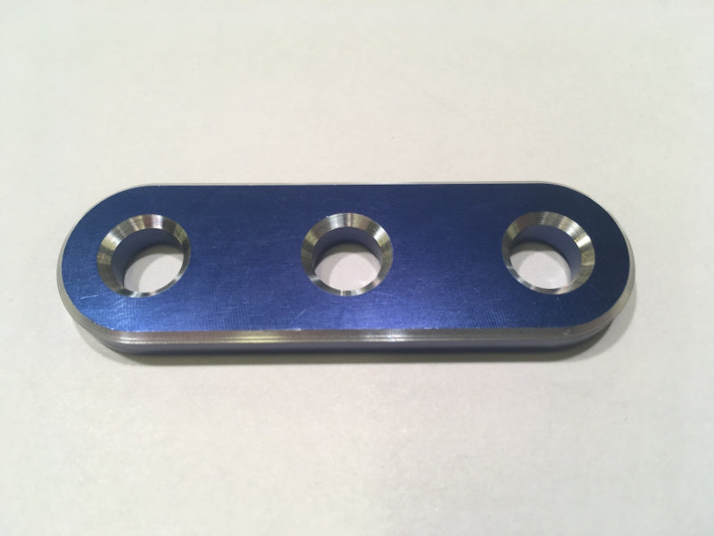 KLS exhaust bracket, front/rear, blue