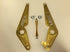 KLS Gabelplattensatz 80cc, gold