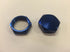 Front fork nut set, blue
