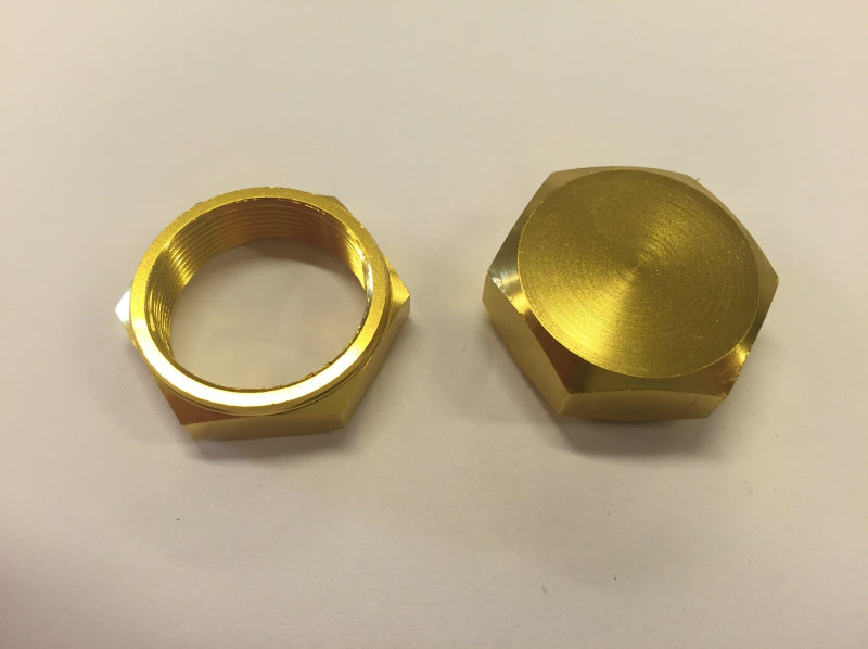 Vordergabelmuttern-Satz, gold