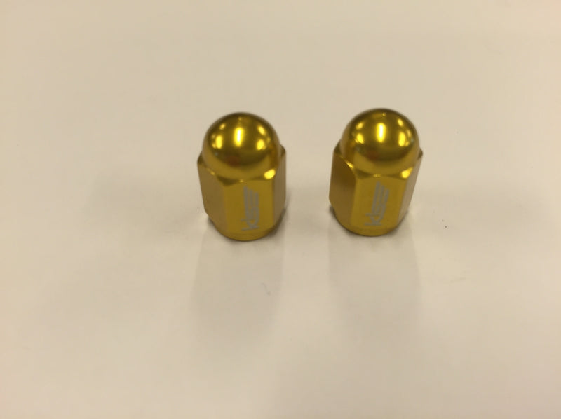 KLS Ventilkappen-Set, 2 Stk., gold