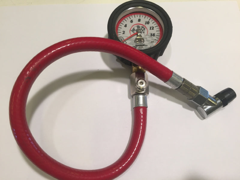 Longacre tyre pressure gauge 0-15psi, standard dial