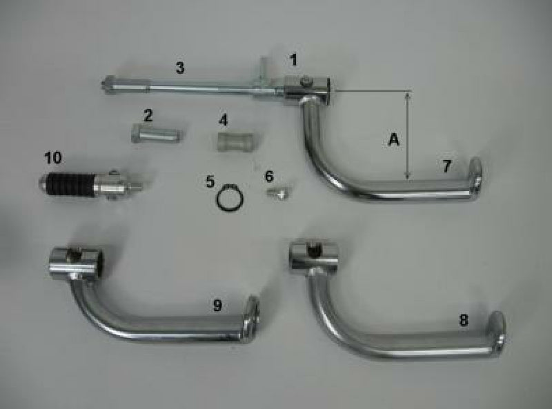 Stuha lower frame bolt, complete, without swing part