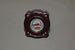 Temperature gauge/radiator cap, red