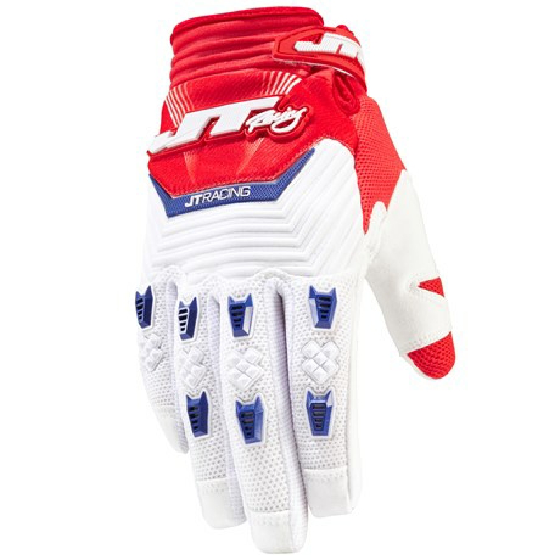 JT Evolve Protek Glove Rød/Hvid/Blå Smal