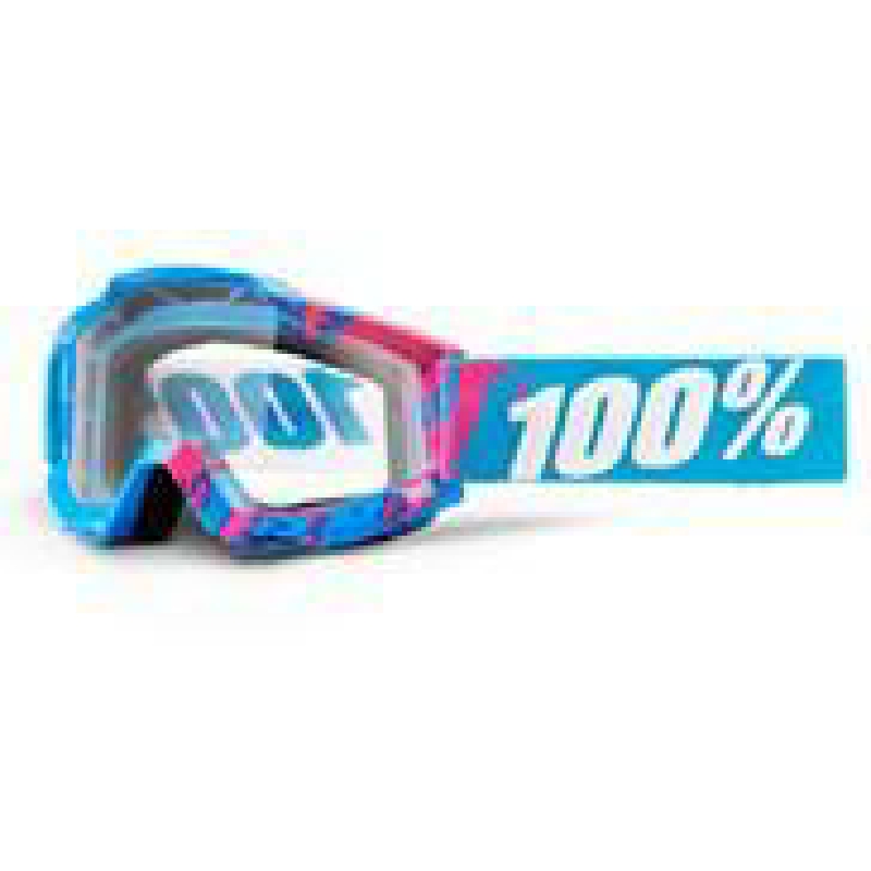 100% Accuri Goggle Clear Lens Blå/Pink