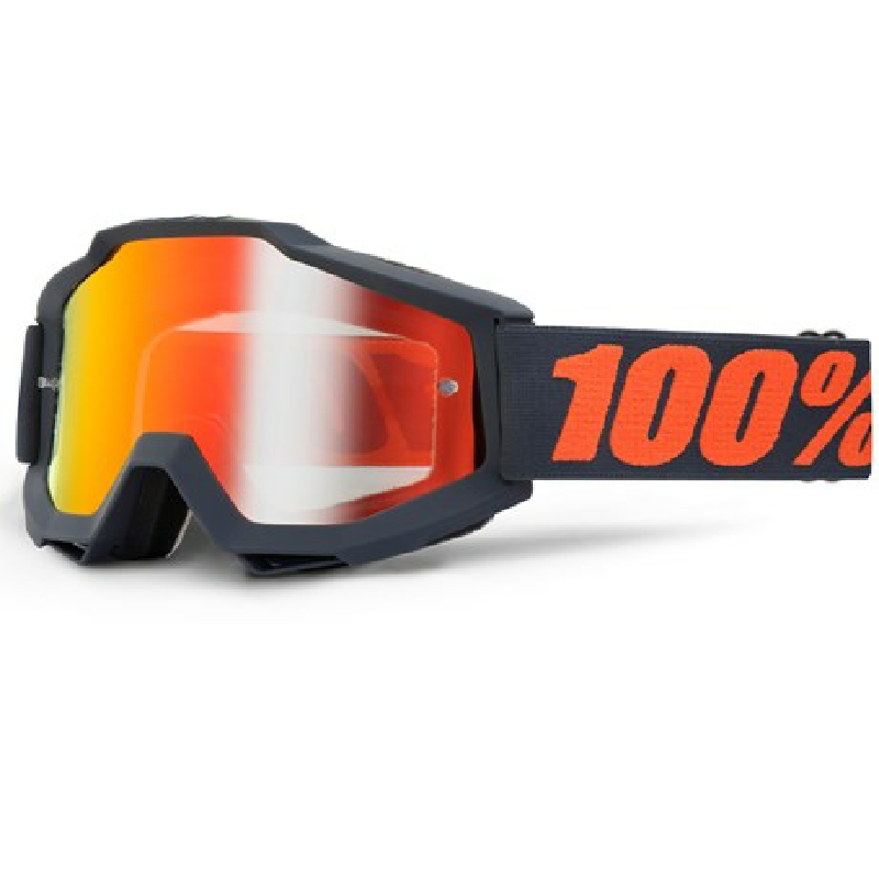 100% Accuri Goggle Mirror Lens Gun/Metal