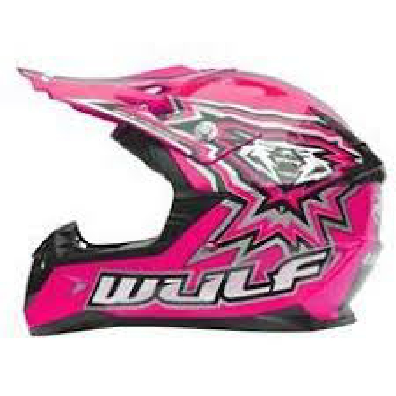 Børnehjelm Medium Wulf Flite Pink